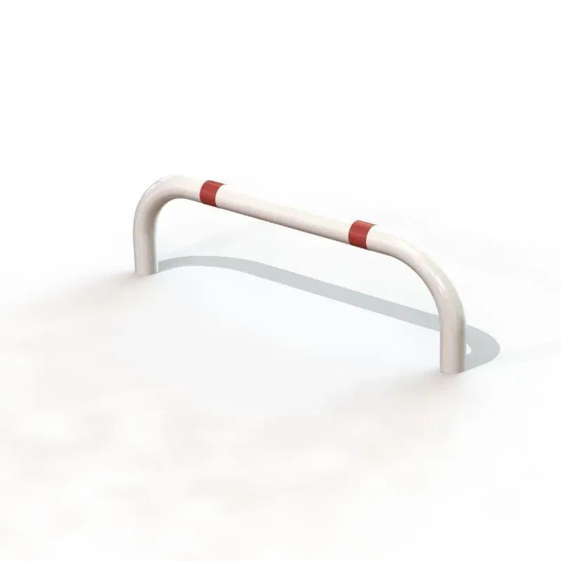 Arceau de sécurité de bordure blanc bande rouge