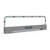 Barrière de sécurité en béton avec arceau de protection en acier