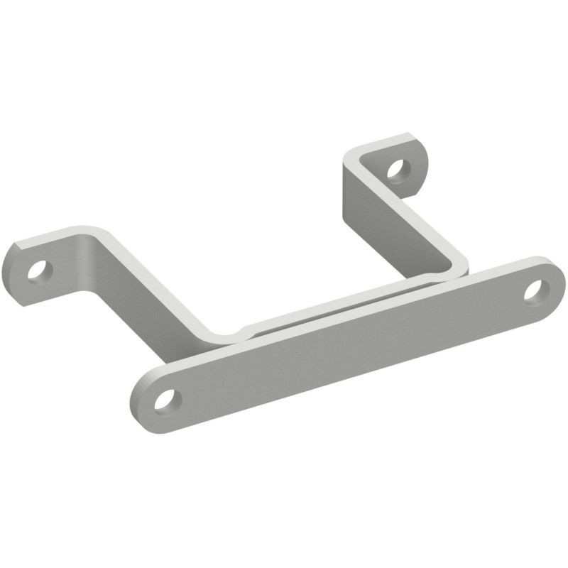 Collier double 80x80 mm pour poteau routier - Lot de 2