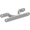 Collier double D.60 mm pour poteau routier - Lot de 2