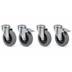 Kit de roues pour chariot de préparation de commandes KT3 - Wanzl