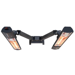 Radiant électrique orientable SPLUS REH avec lampe halogène