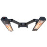 Radiant électrique orientable SPLUS REH avec lampe halogène