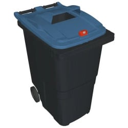 Bac poubelle papier 360L 2 roues - Sulo