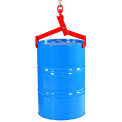 Pince à fût verticale pour fût de 200L jusqu'à 350 kg