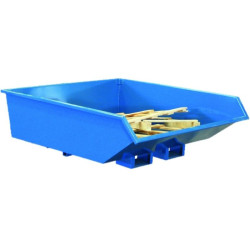 Benne basculante surbaissée pour chariot élévateur 550 à 900 L