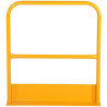 Barrière de protection piéton avec plinthe pour entrepôt L.100 cm