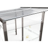 Lot de 2 bavettes coupe-vents pour abri bus