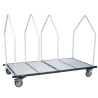 Chariot porte matelas, tapis de sport &amp; préparation colis