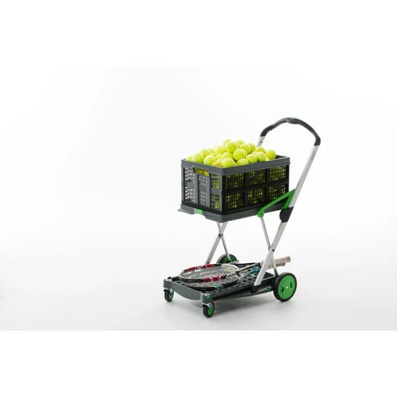 Chariot pliant Clax équipé d'une caisse pliable - 60 kg