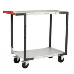 Servante d'atelier avec plateaux en mélaminé - 200 kg