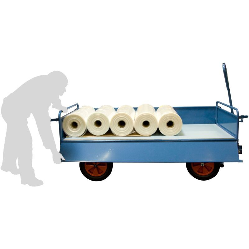 Chariot Fimm avant train pivotant 1000kg avec habillage tôle