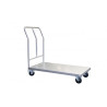 Chariot Fimm en inox avec dossier fixe 304 L alimentaire