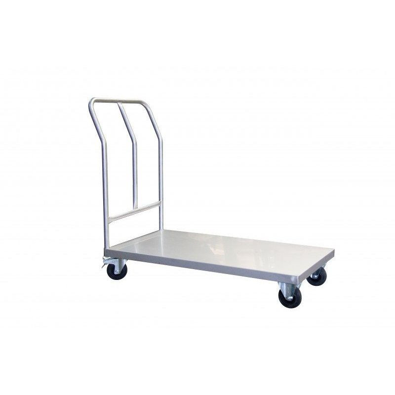 Chariot Fimm en inox avec dossier fixe 304 L alimentaire