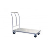 Chariot Fimm en inox avec dossier fixe 304 L alimentaire