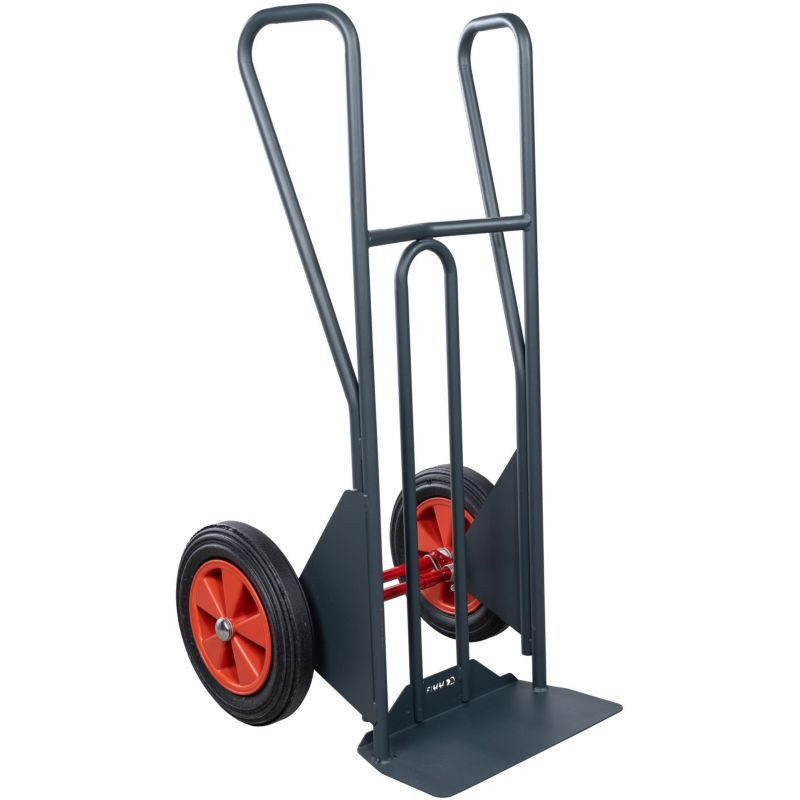 Diable DBA à poignées fermées et bavette fixe 350kg tout terrain-Fimm