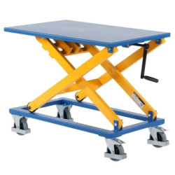Table élévatrice Fimm manuelle à manivelle à simple ciseau 300 kg