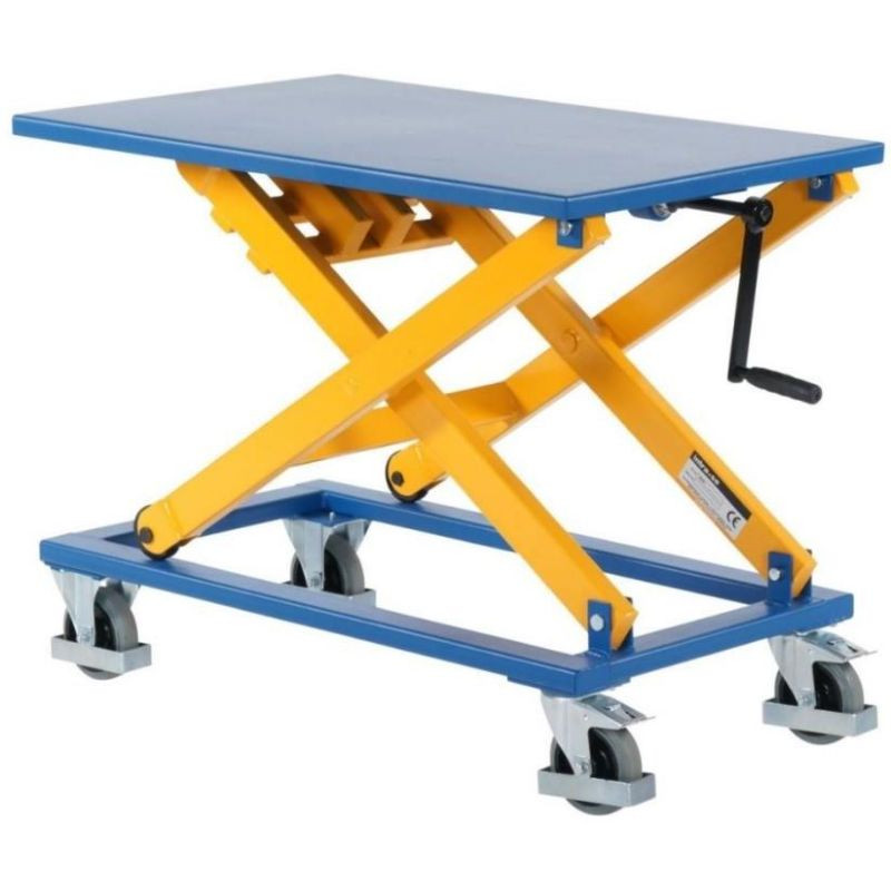 Table élévatrice Fimm manuelle à manivelle à simple ciseau 300 kg