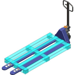 Transpalette avec fourches de 60 à 180 cm - Fimm