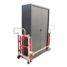 Rouleur jumelé et bavette avec pompe hydraulique 1800 kg - Fimm