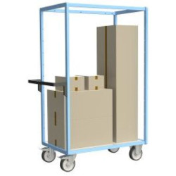 Servante Fimm multi-niveaux plateaux bois avec ou sans étagères 500kg