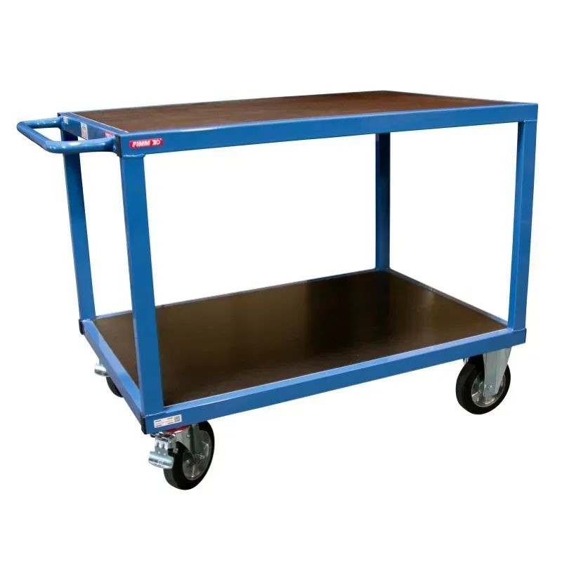 Servante Fimm avec 1 ou 2 plateaux bois Glissnot 1000 kg pour atelier