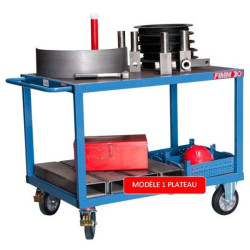 Servante Fimm avec 1 ou 2 plateaux bois Glissnot 1000 kg pour atelier