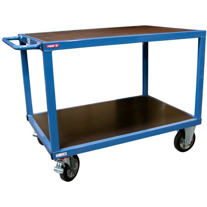 Servante Fimm avec 1 ou 2 plateaux bois Glissnot 1000 kg pour atelier