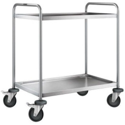 Servante alimentaire Fimm en inox 2 ou 3 plateaux  120 kg