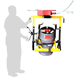 Retourneur de fût à géométrie variable dit ROTOFUTS 350 kg - Fimm