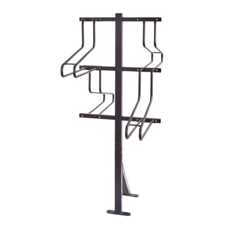 Support 4 vélos Mottez M097C4 à la verticale