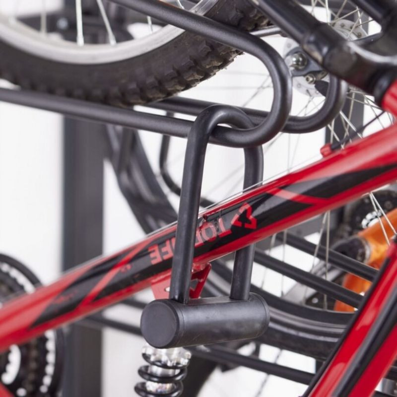 Support 4 vélos Mottez M097C4 à la verticale