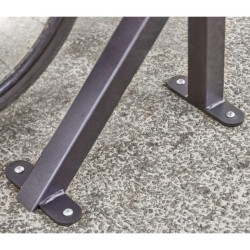 Support 4 vélos Mottez M097C4 à la verticale