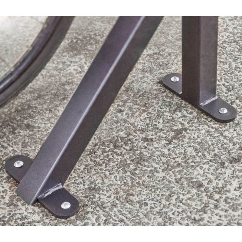 Support 4 vélos Mottez M097C4 à la verticale