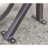 Support 4 vélos Mottez M097C4 à la verticale