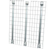 Plancher grillagé pour rayonnage 300kg - 3 renforts U + bords tombés
