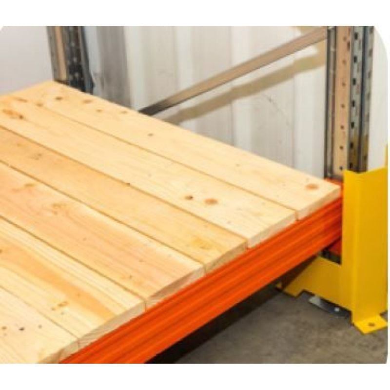 Plancher en bois pour rayonnage