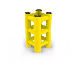 Protection haute pour poteau et pilier en PVC