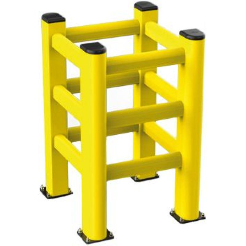 Protection haute renforcée pour poteau et pilier en PVC
