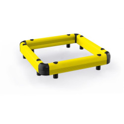 Protection basse renforcée pour poteau et pilier en PVC