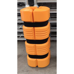 Protection réglable en PVC pour poteau 20 à 80 cm