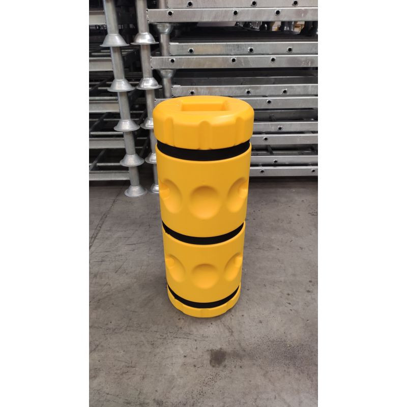 Protection en PVC double coque ronde pour poteau