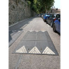 Dispositif de ralentissement de type coussin berlinois en caoutchouc