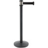 Poteau de balisage intérieur Classic à sangle rétractable - Viso
