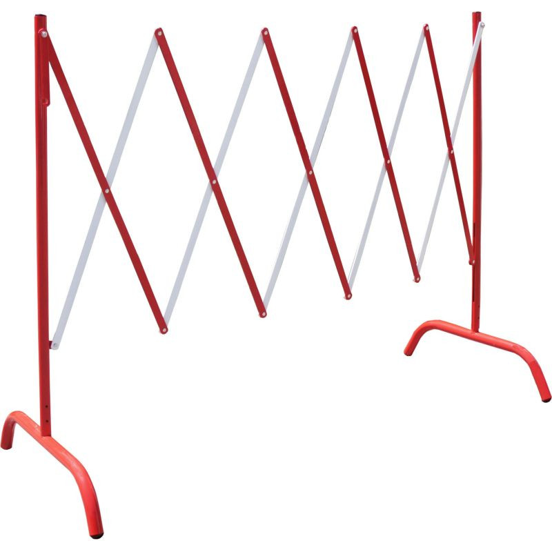 Barrière extensible de 230 cm — balisage de chantier