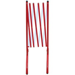 Barrière extensible de 230 cm — balisage de chantier