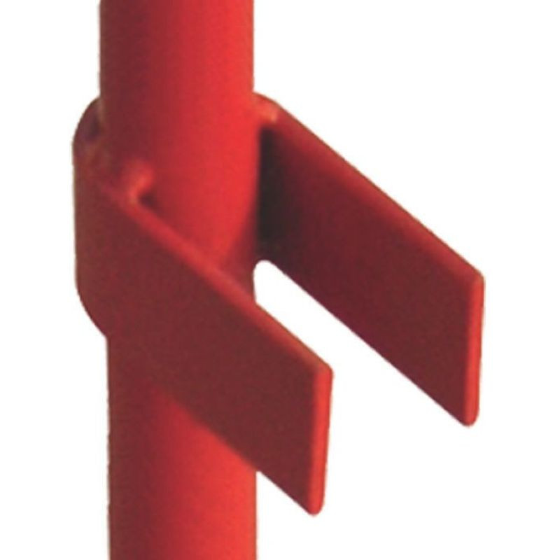 Barrière de chantier rouge et blanche — lot de 5 — balisage