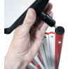 Barrière extensible de regard de 130 cm — balisage de chantier