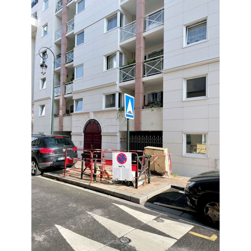 Barrière de chantier rouge et blanche — lot de 5 — balisage