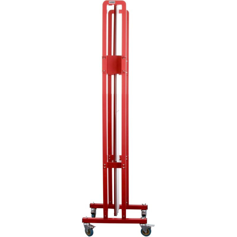 Barrière extensible de 320 cm sur roulettes — balisage de chantier
